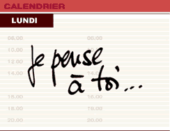 c'est comme ça passe ma  semaine